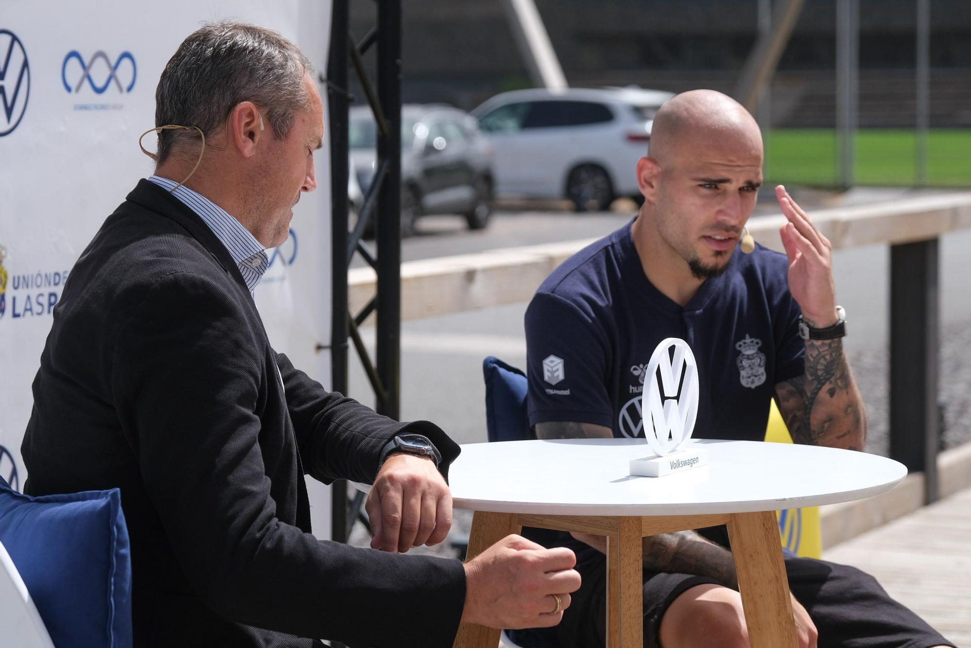 Presentación de Sandro Ramírez, nuevo fichaje de la UD Las Palmas