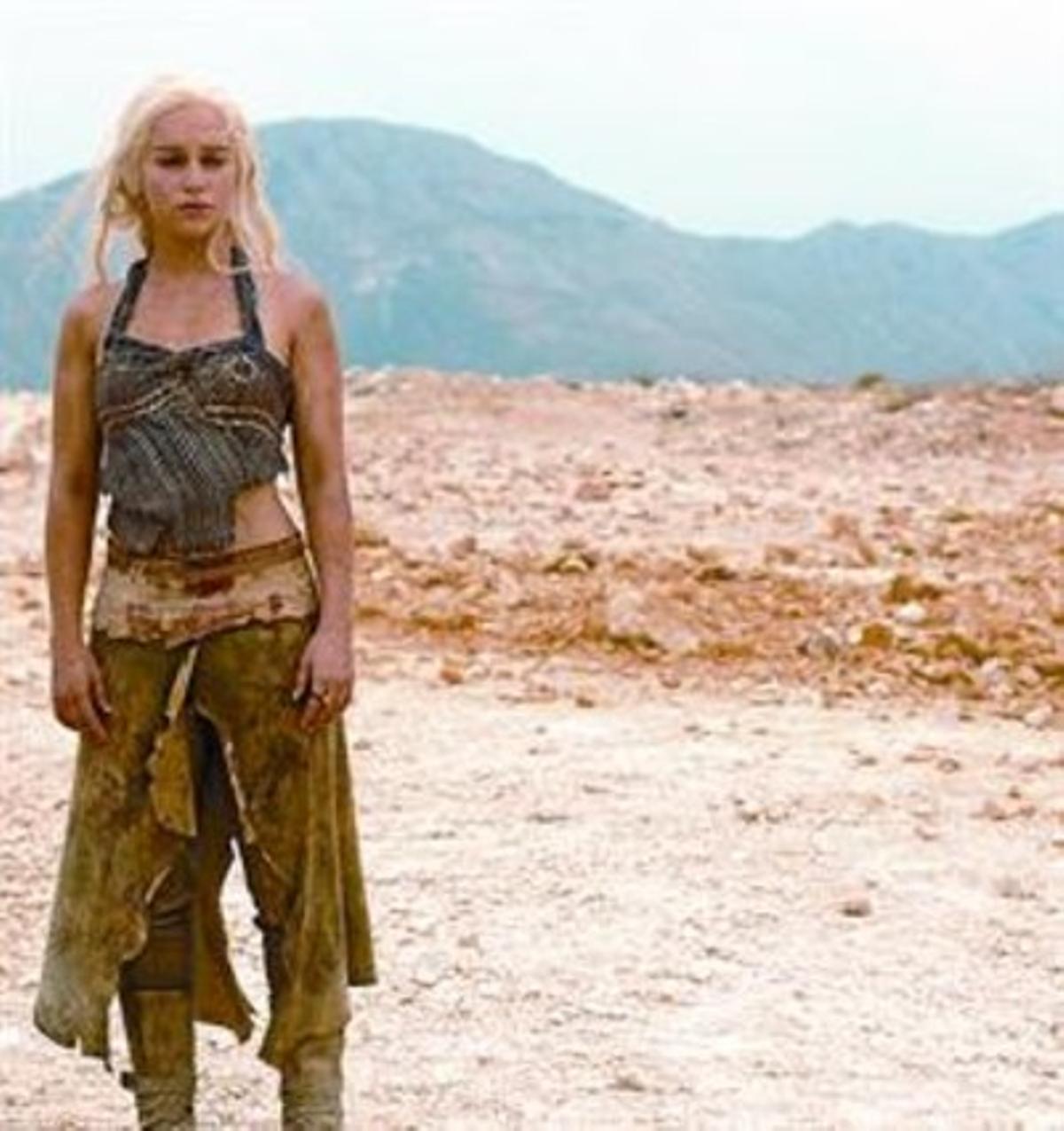 Daenerys, una de les protagonistes de ’Dansa amb dracs’. Daenerys, una de les protagonistes de ’Dansa amb dracs’.