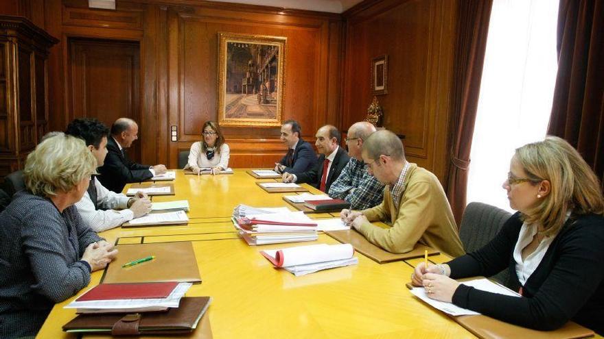 Junta de Gobierno Local desarrollada esta mañana en la Diputación de Zamora.