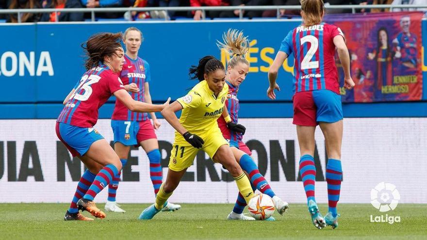 El Villarreal femenino compite pero el Barça le supera tras el descanso (6-1)