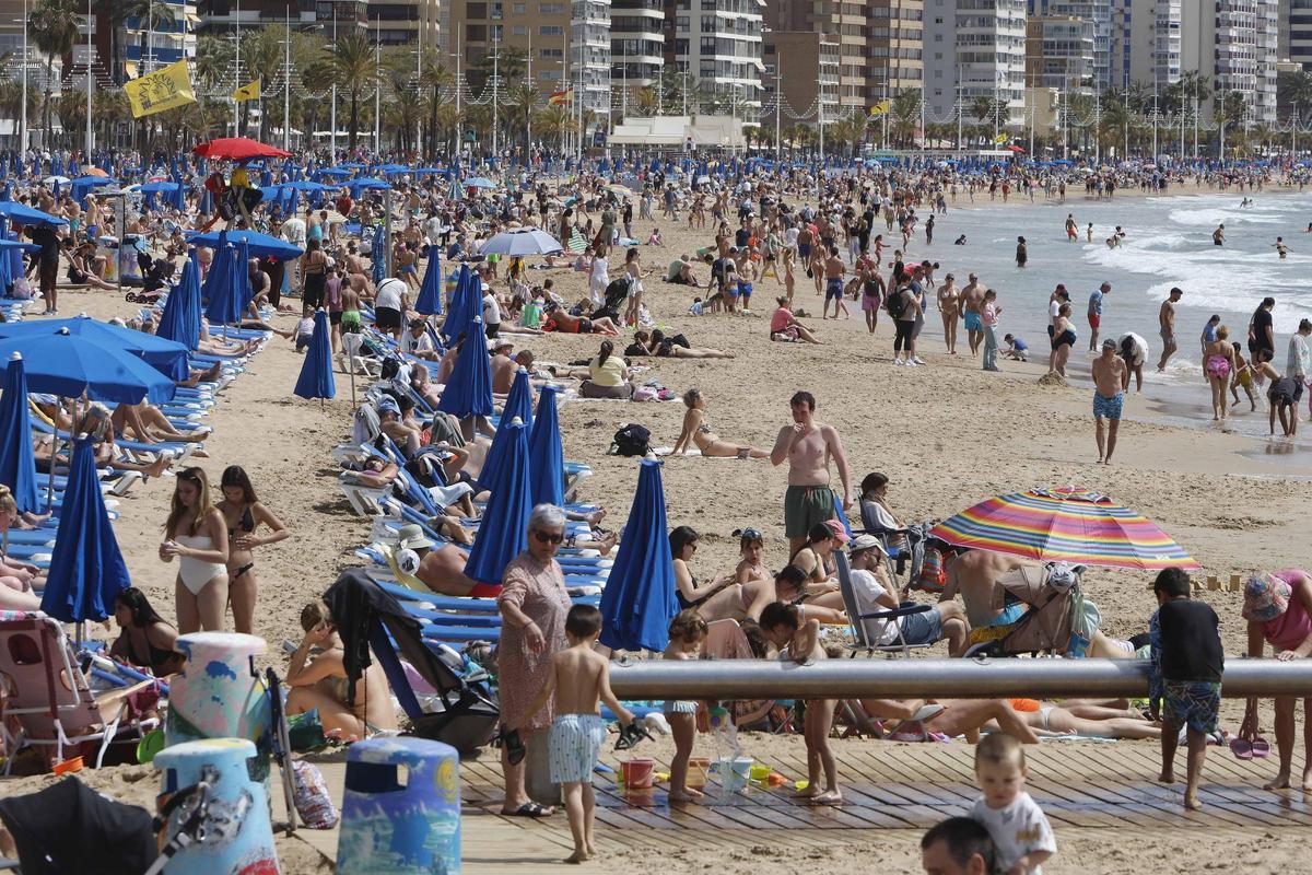 Benidorm se llenó de turistas la pasada Semana Santa