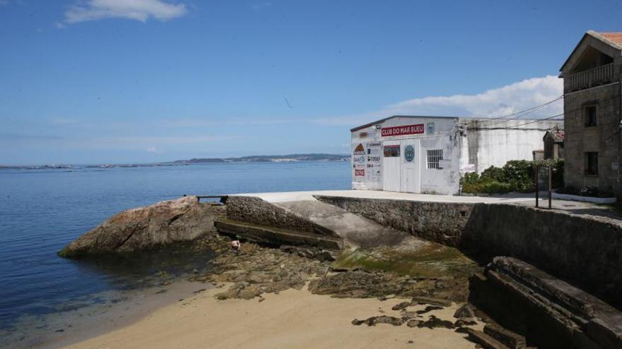 Portos reitera su oferta para mejorar la rampa de Pescadoira, pero no hay respuesta de Costas