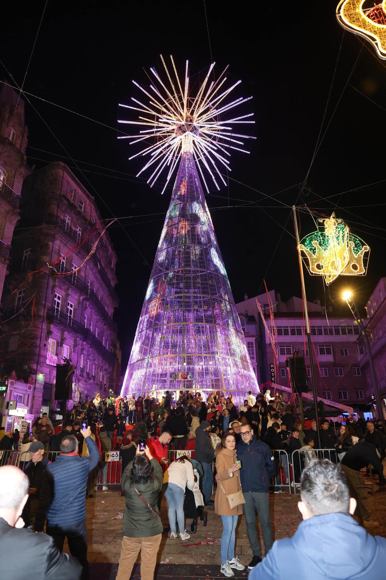 La Navidad de Vigo ya deslumbra al mundo