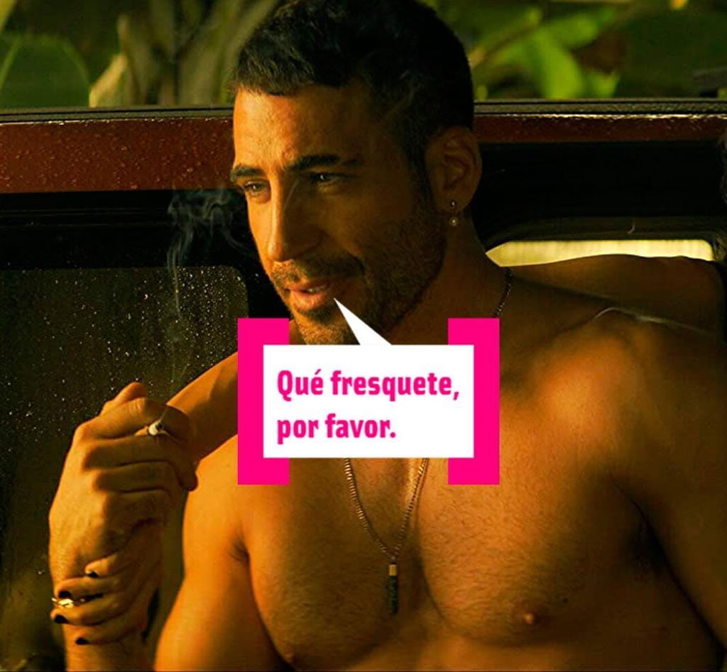Miguel Ángel Silvestre en una escena de 'Sky Rojo', la serie de Netflix
