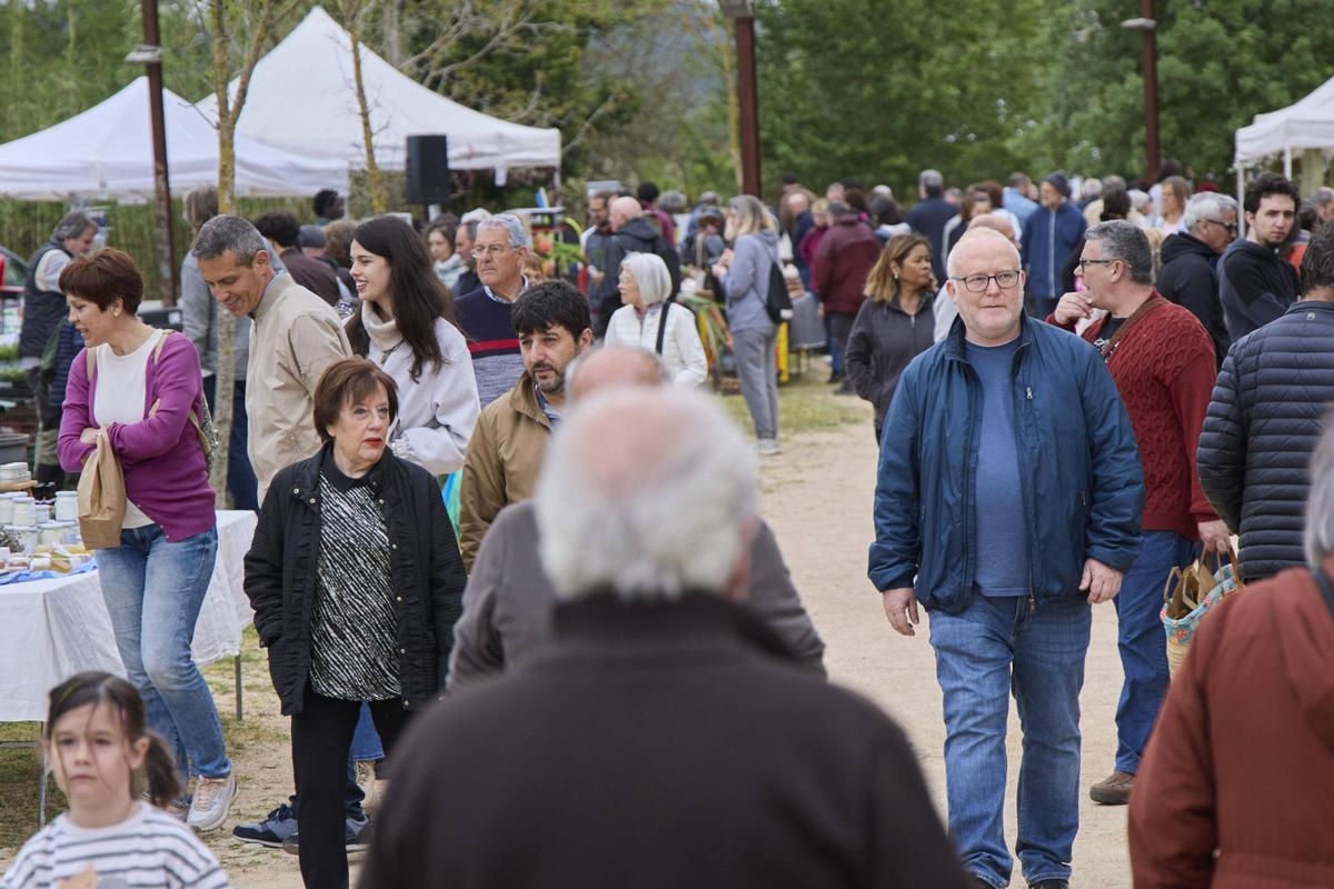 Una gentada s’ha acostat per visitar els 34 expositors presents, per participar en algun dels tallers programats o passejar per l’espai natural de la Fira de la Flor i el Planter. Una gentada s’ha acostat per visitar els 34 expositors presents, per participar en algun dels tallers programats o passejar per l’espai natural de la Fira de la Flor i el Planter.