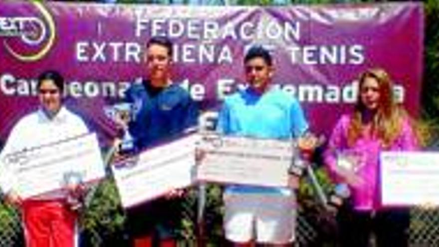 Parejo y Castillo, campeones extremeños cadetes