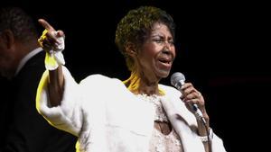 Aretha Franklin, en una actuación en noviembre del 2017.