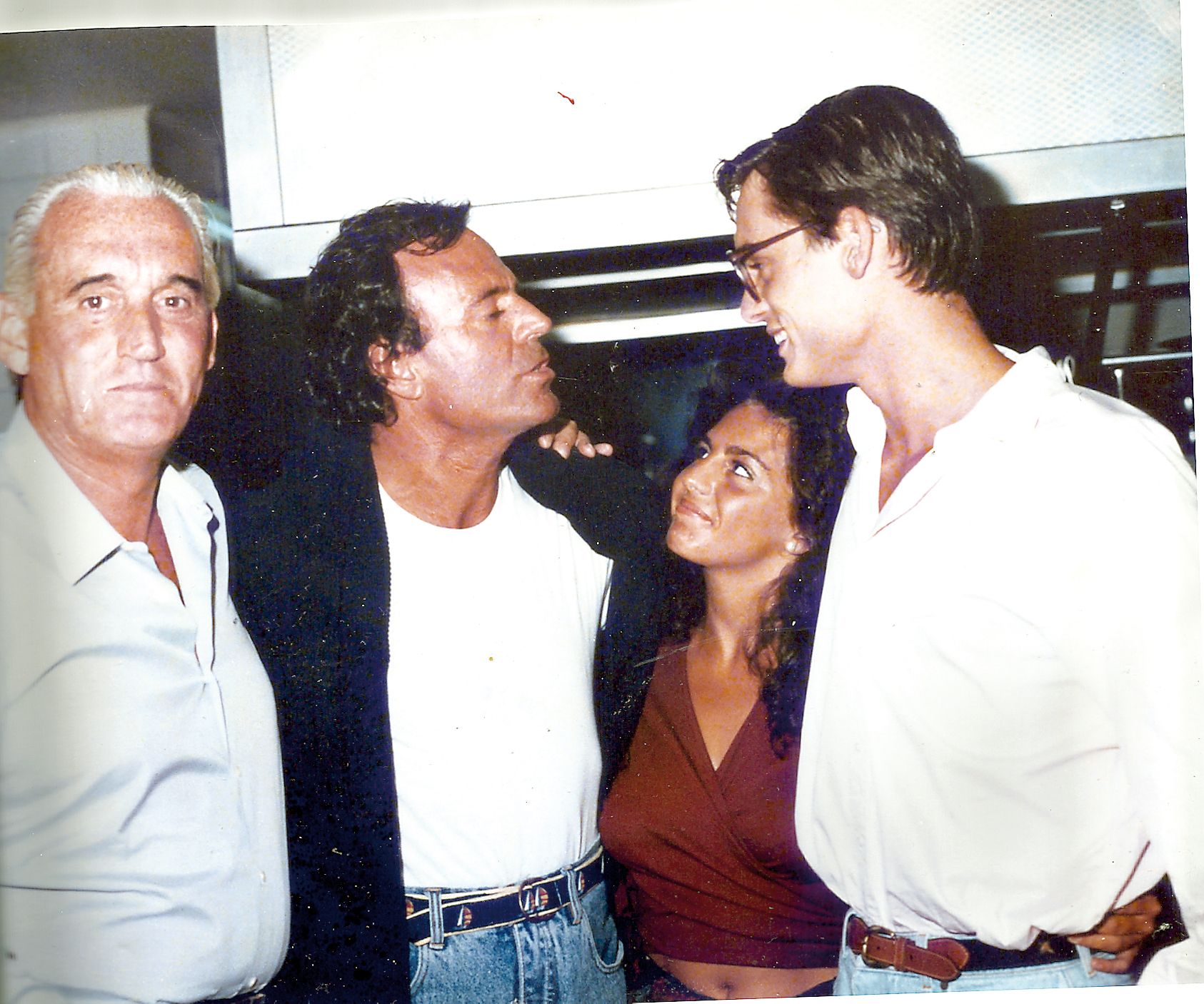Con Manuel Cores, del “Chocolate”, a la izquierda