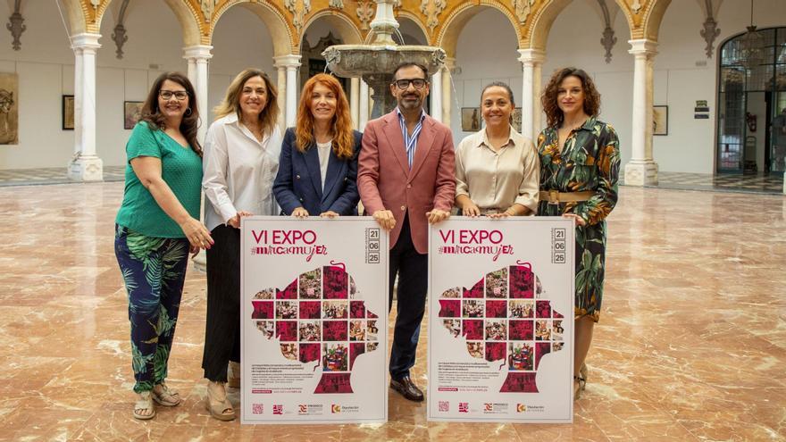 Presentación del cartel de Expo Marca Mujer en la Diputación de Córdoba.
