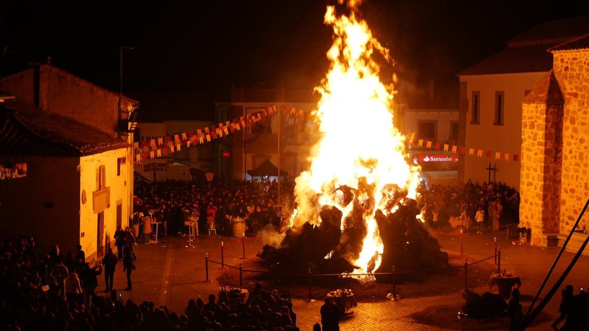 Fiesta de la Candelaria celebrada este sábado en Dos Torres.