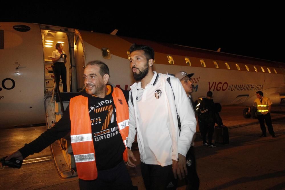 Llegada del Valencia CF a Las Palmas