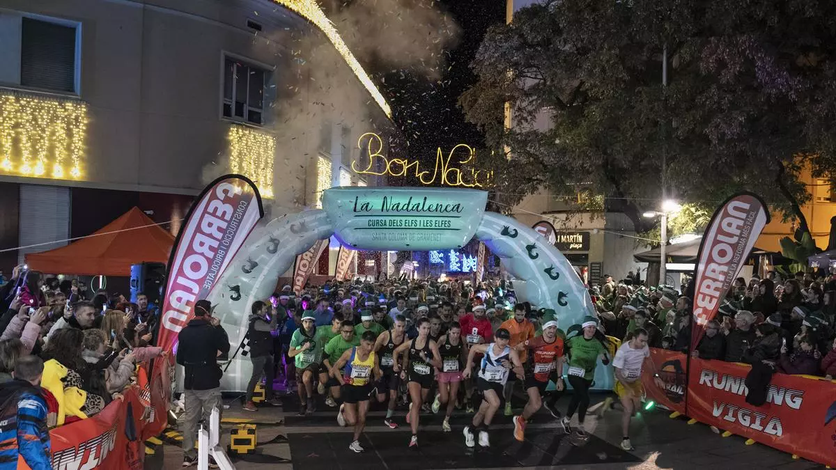 ¿Cuándo tiene lugar 'La Nadalenca', la carrera de los elfos de Navidad de Santa Coloma? Día y horario
