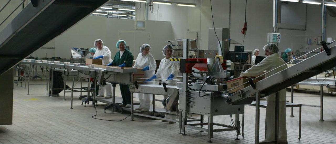 Instalaciones de la planta de fabricación de helados en una imagen de archivo.