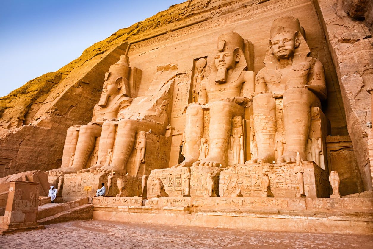 Gran Templo de Abu Simbel, Egipto papel