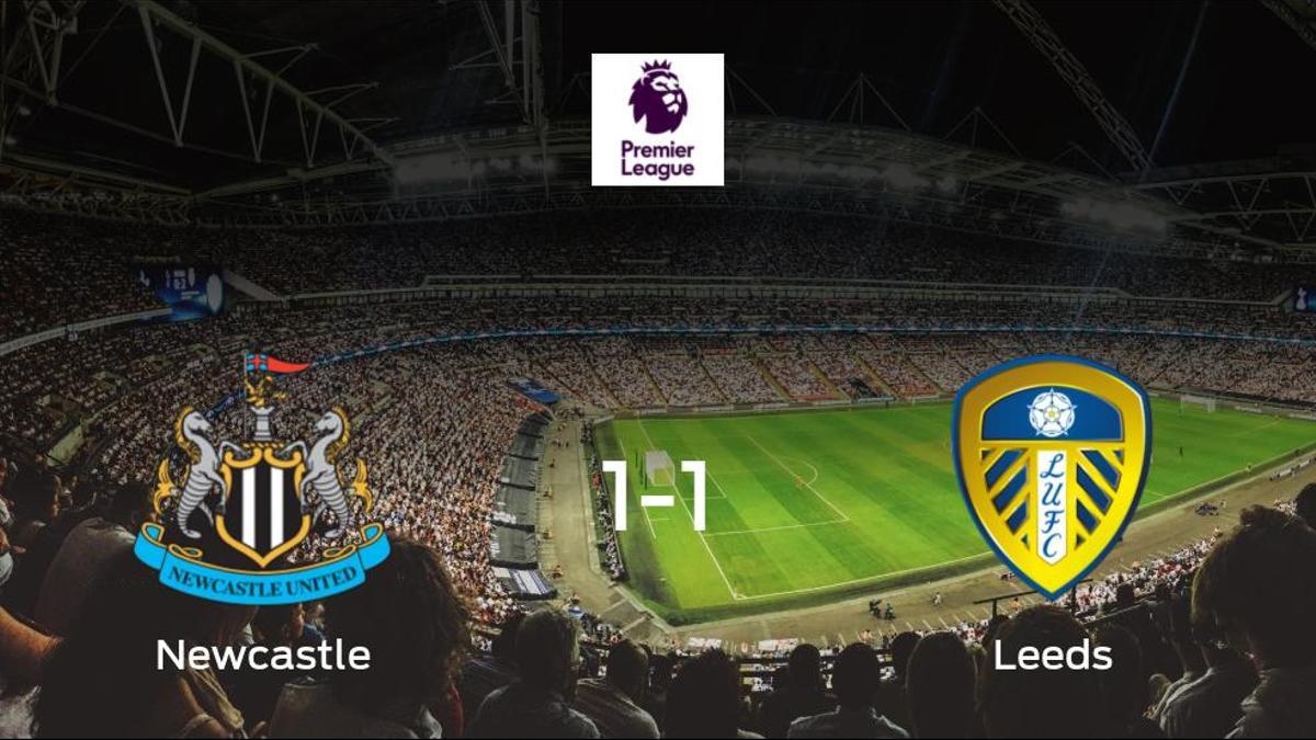 El Newcastle United salva un punto frente al Leeds United (1-1)