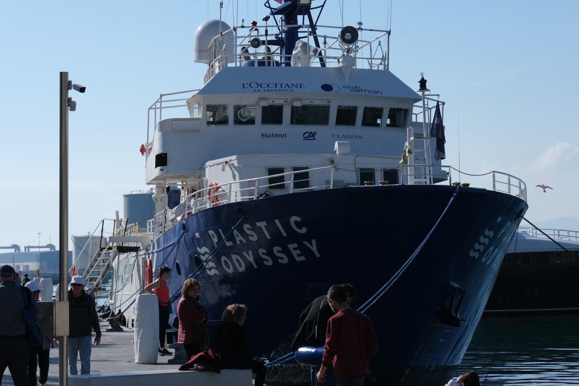 El Puerto de Málaga recibirá al Plastic Odyssey.