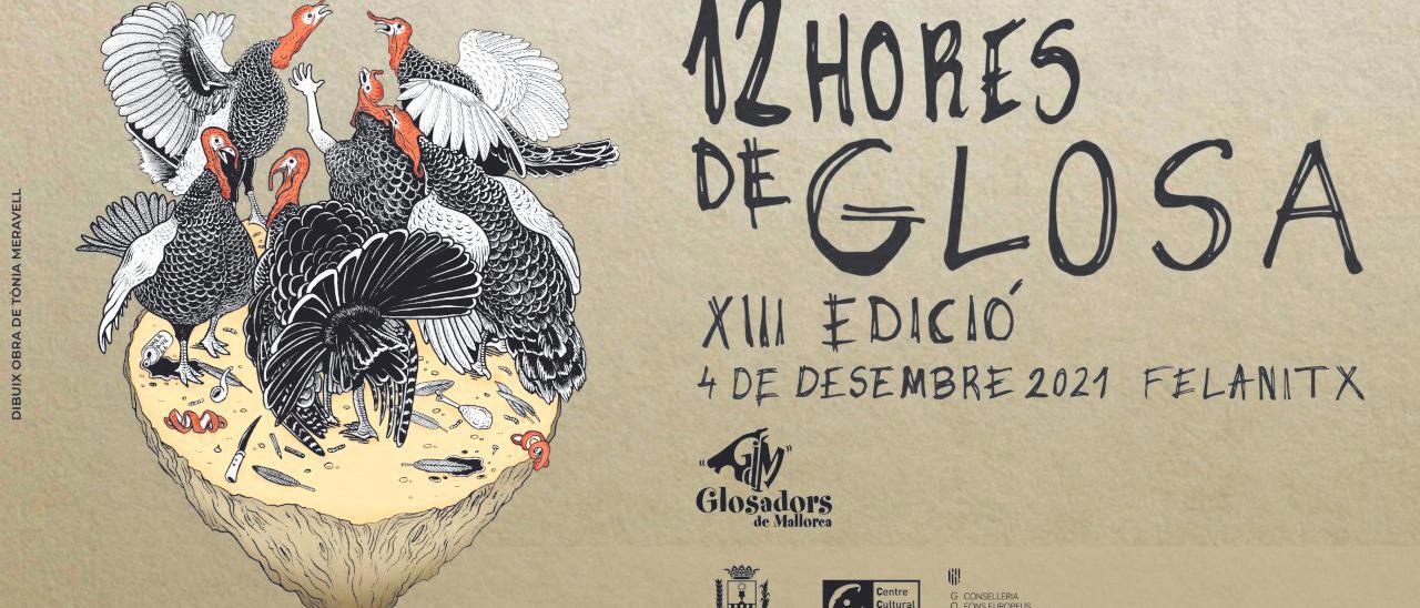 El disseny del cartell és del dissenyador Víctor Moreno Barragán i el dibuix de na Tònia Meravell.