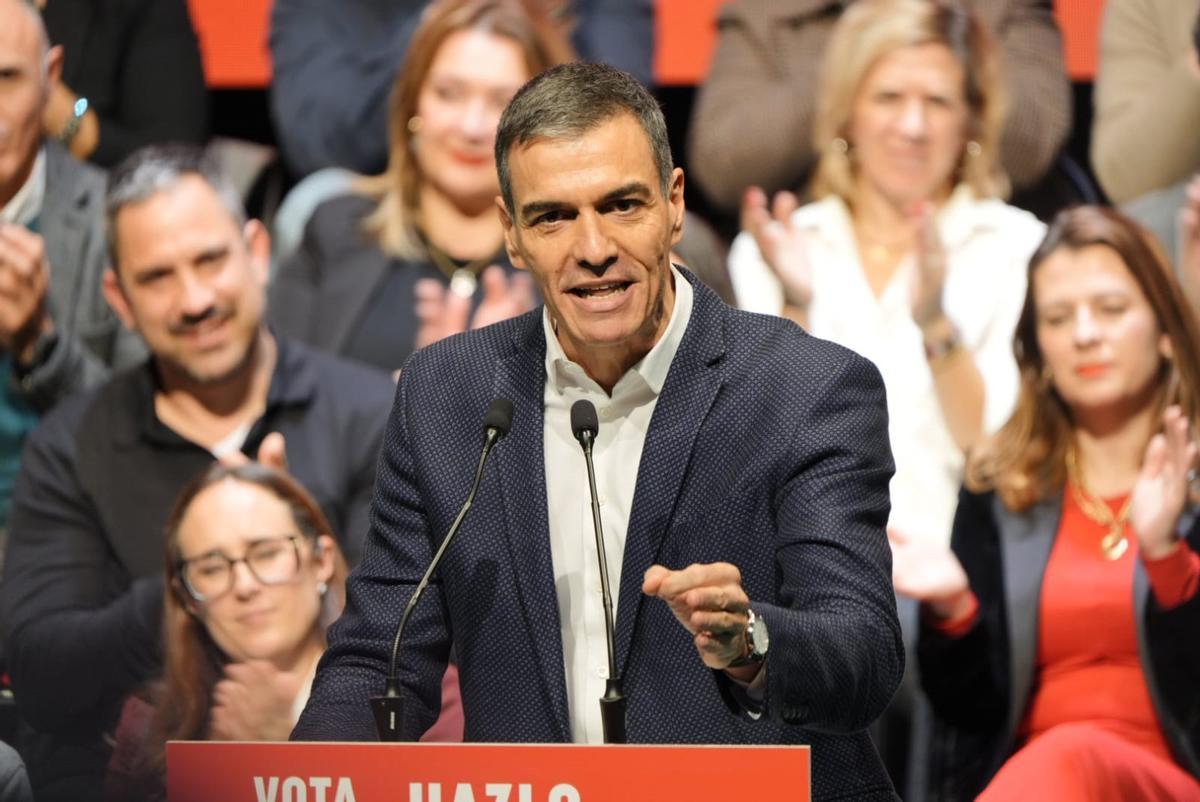 El presidente del Gobierno y secretario general del PSOE, Pedro Sánchez.