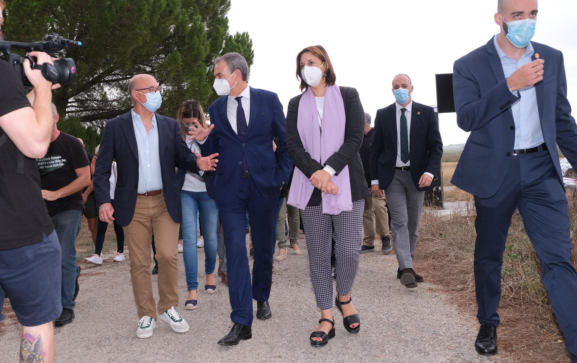 Visita del expresidente Jose Luis Rodríguez Zapatero al Fondó de Monóvar, última sede del gobierno Republicano