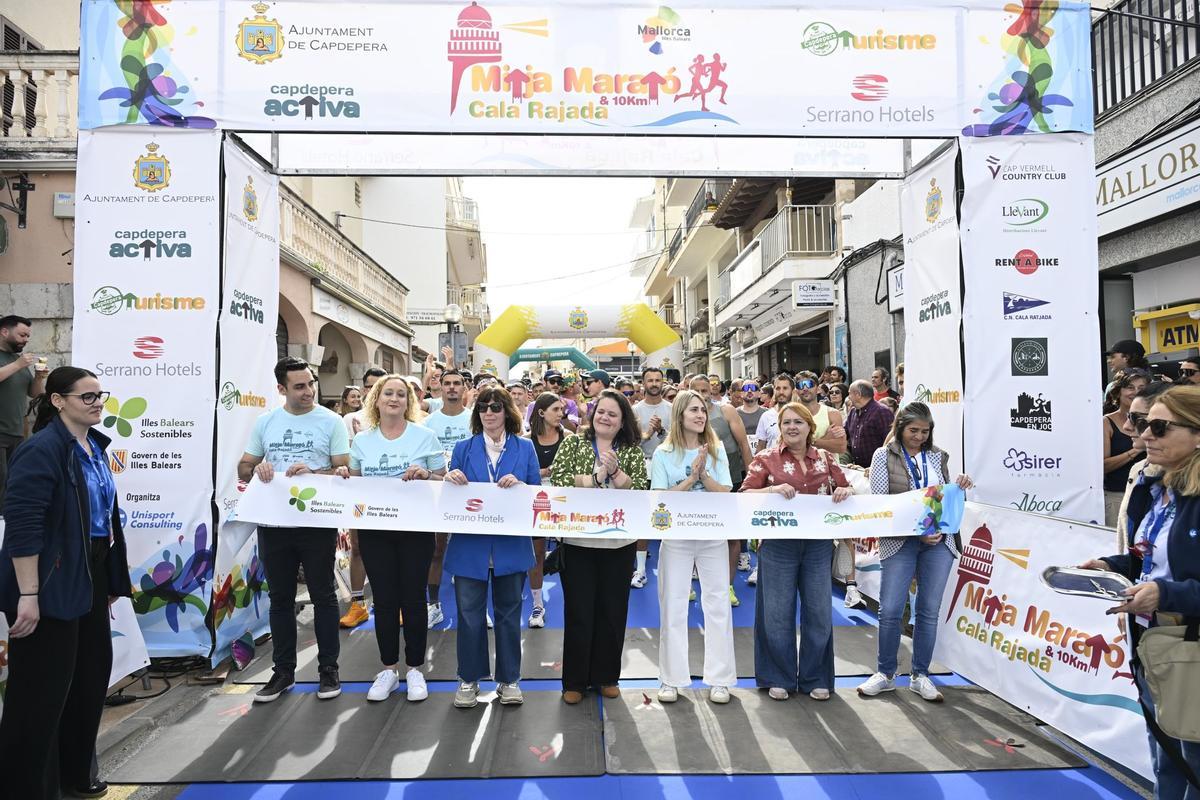 La Mitja Marató de Cala Rajada reúne a 600 corredores La Mitja Marató de Cala Rajada reúne a 600 corredores