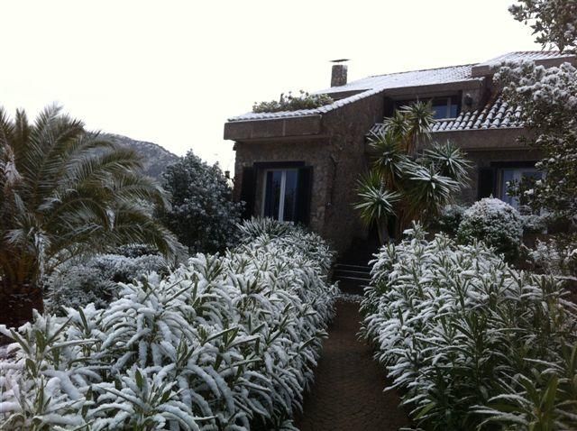 Schnee Mallorca Winter 2017