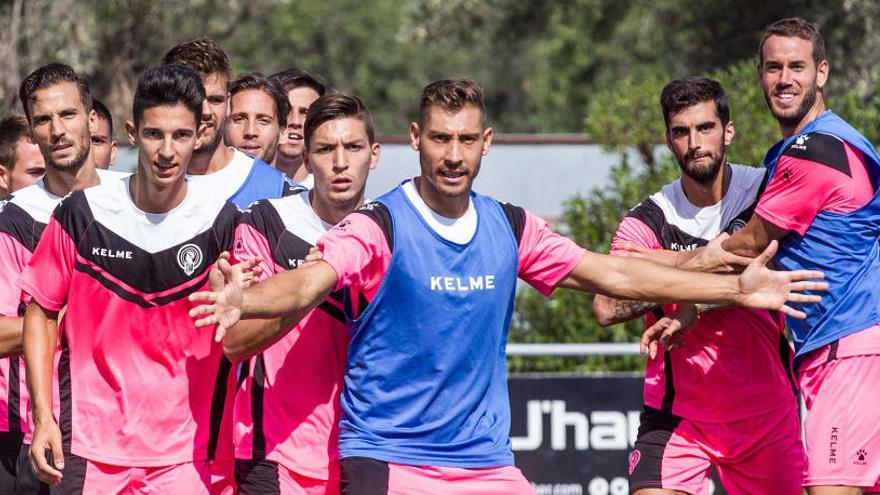 Imagen de un entrenamiento del Hércules de esta semana