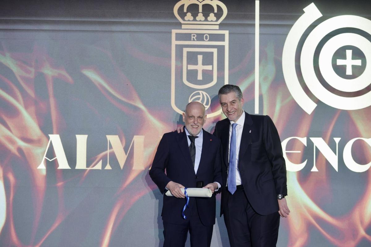 Javier Tebas y Martín Peláez.