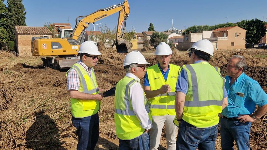 Rincón pide a la CHE &quot;limpiar los cauces&quot; de la cuenca tras las tormentas en el campo de Belchite