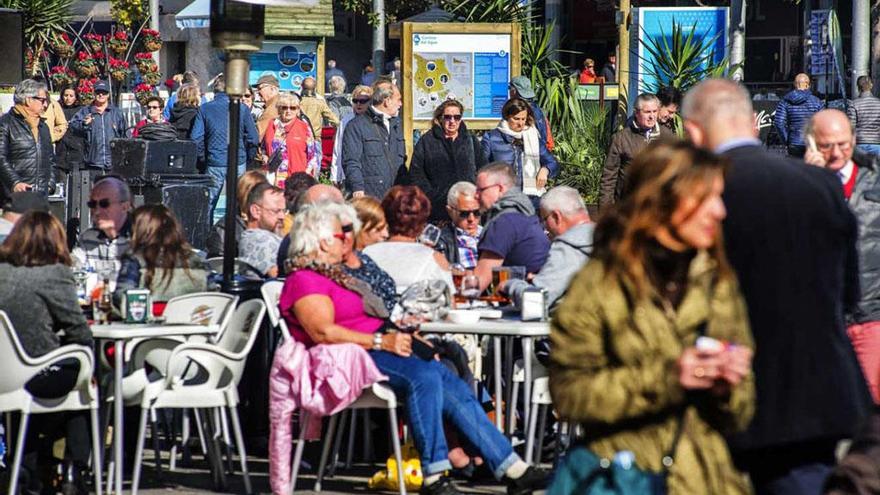 Imagen de una zona comercial de Torremolinos.