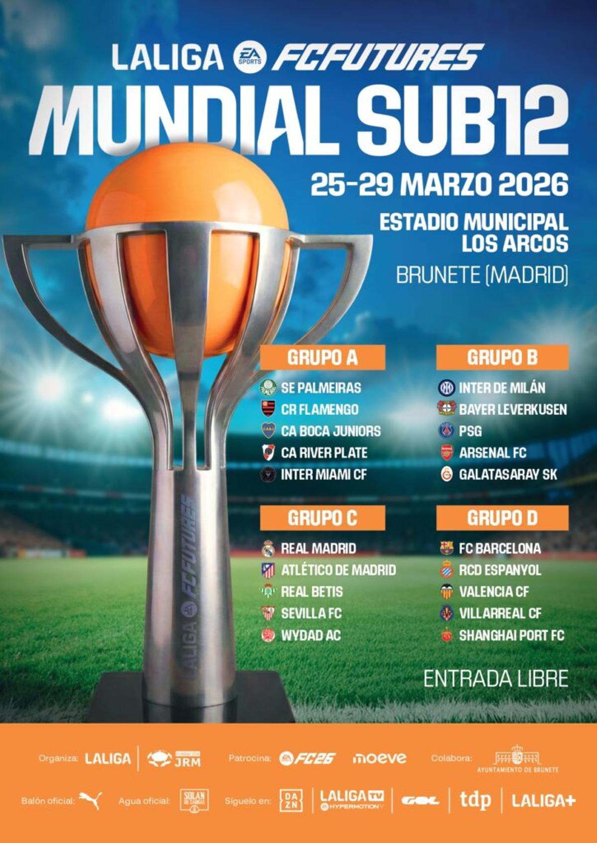 Cartel del Mundial sub-12
