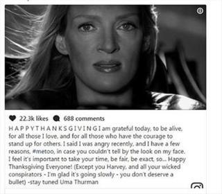 Uma Thurman revela las agresiones de Weinstein