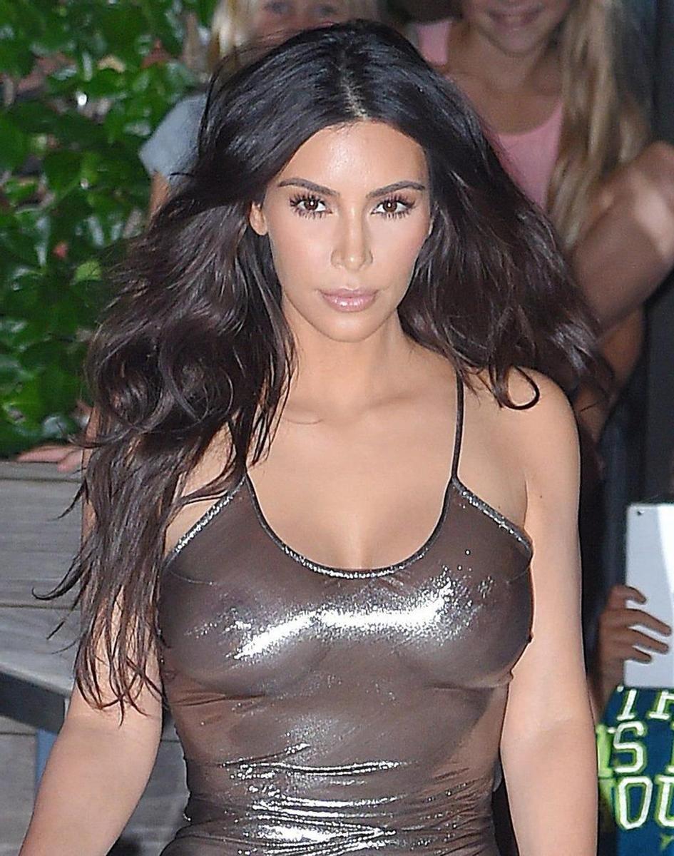 El vestido semitransparente de Kim