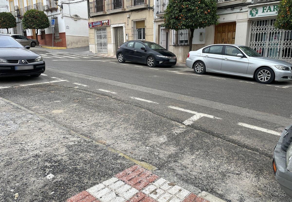 Estado actual de la travesía de Fuente-Tójar.