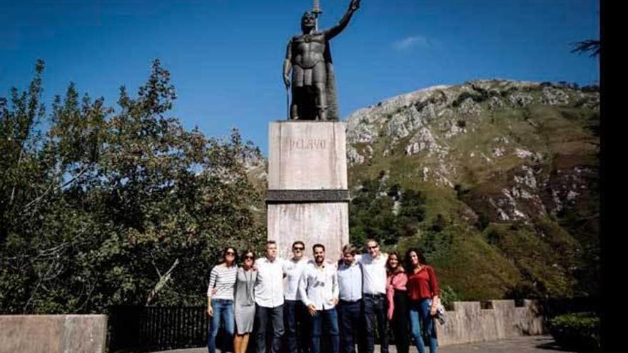 la campaña de ciudadanos, en covadonga.