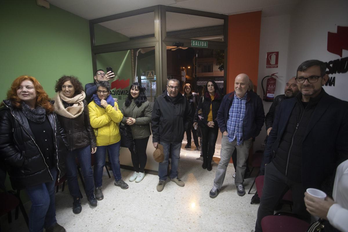 Intersindical inaugura su sede en el Port de Sagunt.