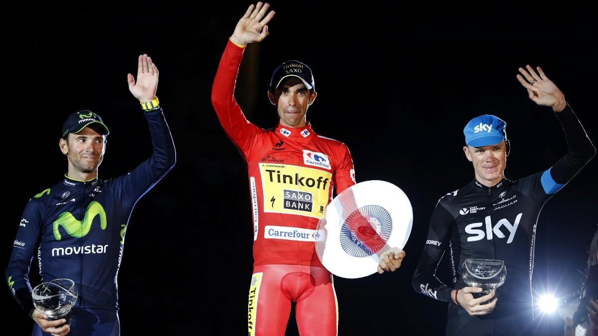 Alberto Contador, el último español en subirse a lo más alto del podio de La Vuelta