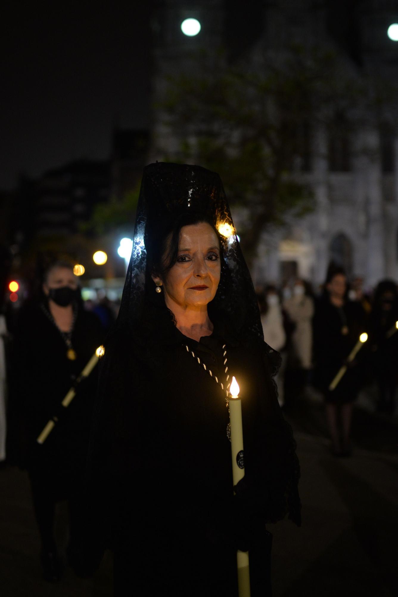 EN IMÁGENES: Así fue la procesión de la Virgen de la Soledad en Avilés