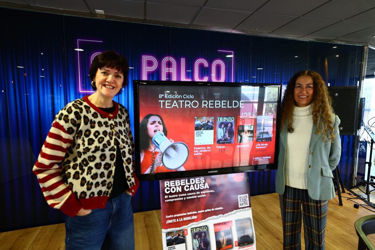 Raquel Anadón y María López han presentado la programación de Teatro Rebelde