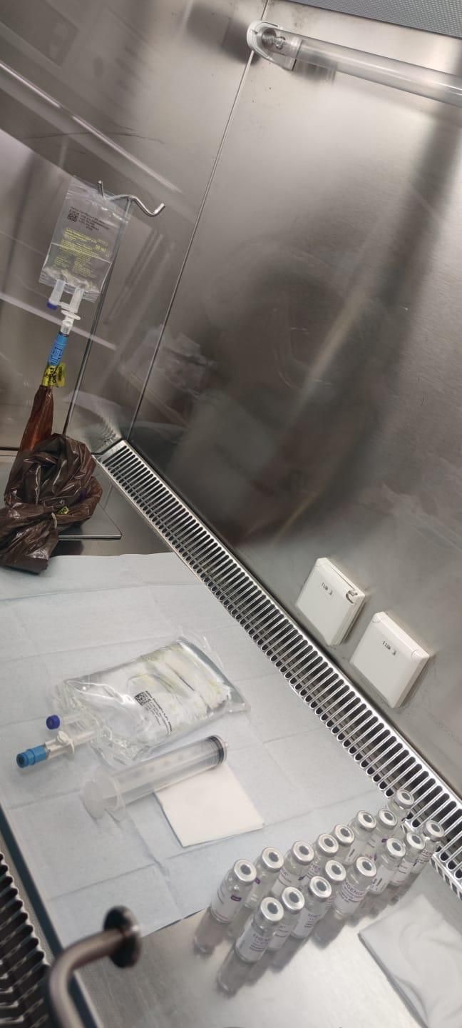 Preparación del tratamiento contra la hemofilia B con terapia génica en el hospital Álvaro Cunqueiro de Vigo