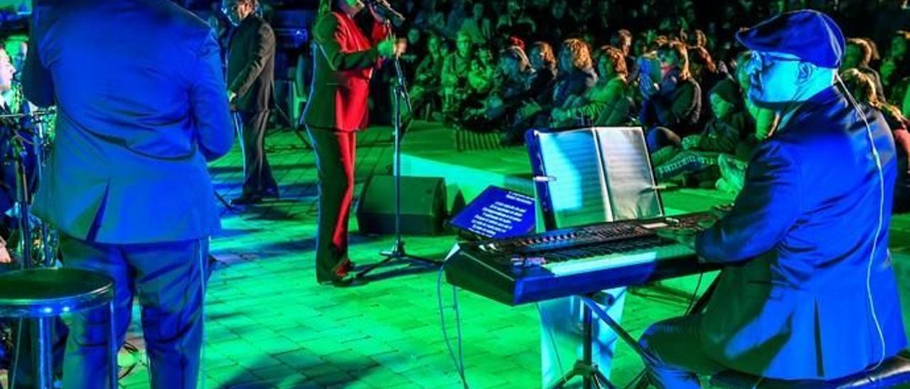 Imagen de archivo del concierto de Año Nuevo en el Mirador de las Dunas.