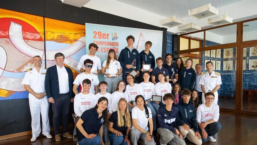 Plata y bronce para el RC Naútico de Gran Canaria en el Nacional de la clase 29er de vela