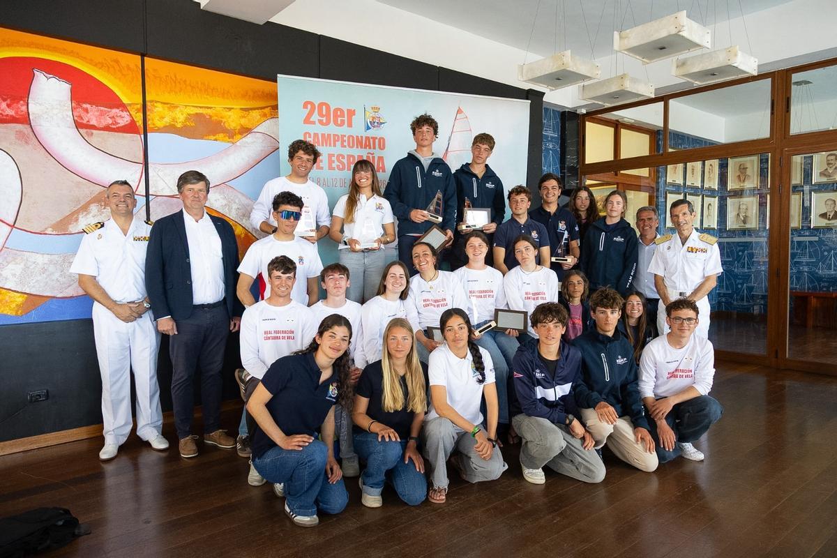 Plata y bronce para el RC Naútico de Gran Canaria en el Nacional de la clase 29er de vela