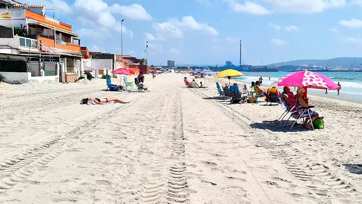 Playa de El Rinconcillo en Algeciras.