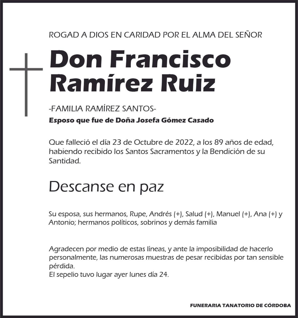 Francisco Ramírez Ruiz