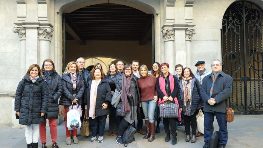 Tarazona junto a otros representantes en la red de Ciudades i