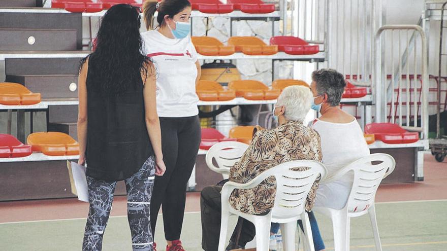 Un desalojo sin dejar la mascarilla