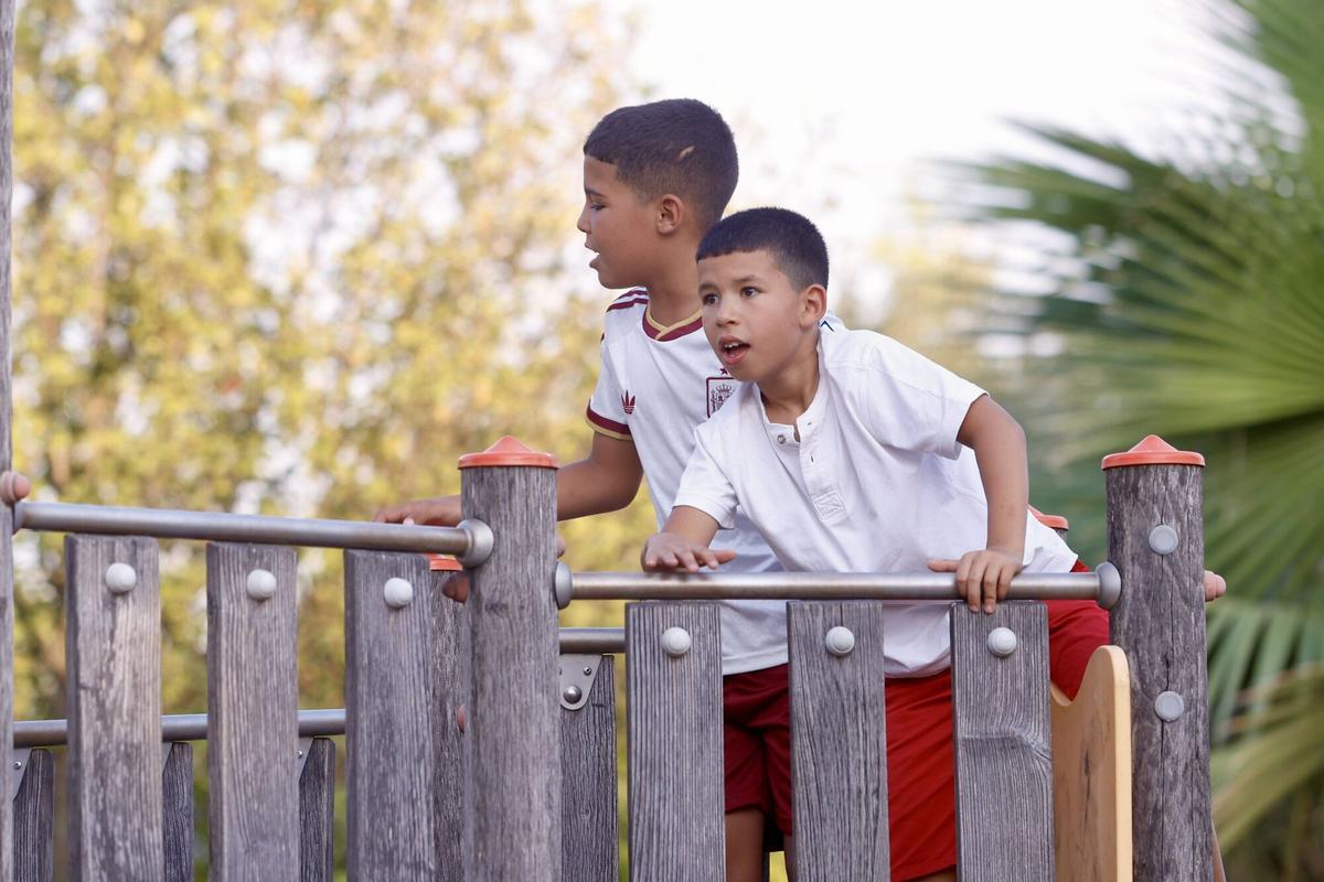 Los niños saharauis disfrutan de la Ciudad de los Niños