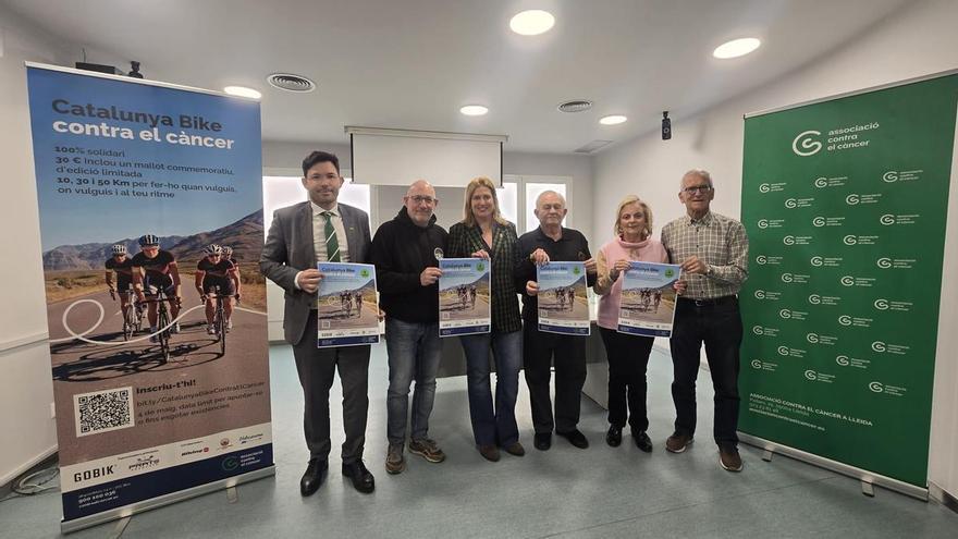 Una bicicletada solidària unirà per primera vegada les quatre províncies catalanes contra el càncer