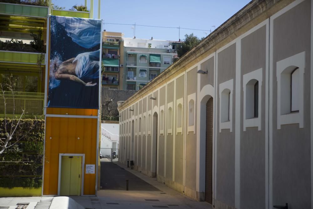 PhotoAlicante bate su récord de intervenciones urbanas y saca a la calle los proyectos de 14 artistas entre Alicante y Sant Joan.