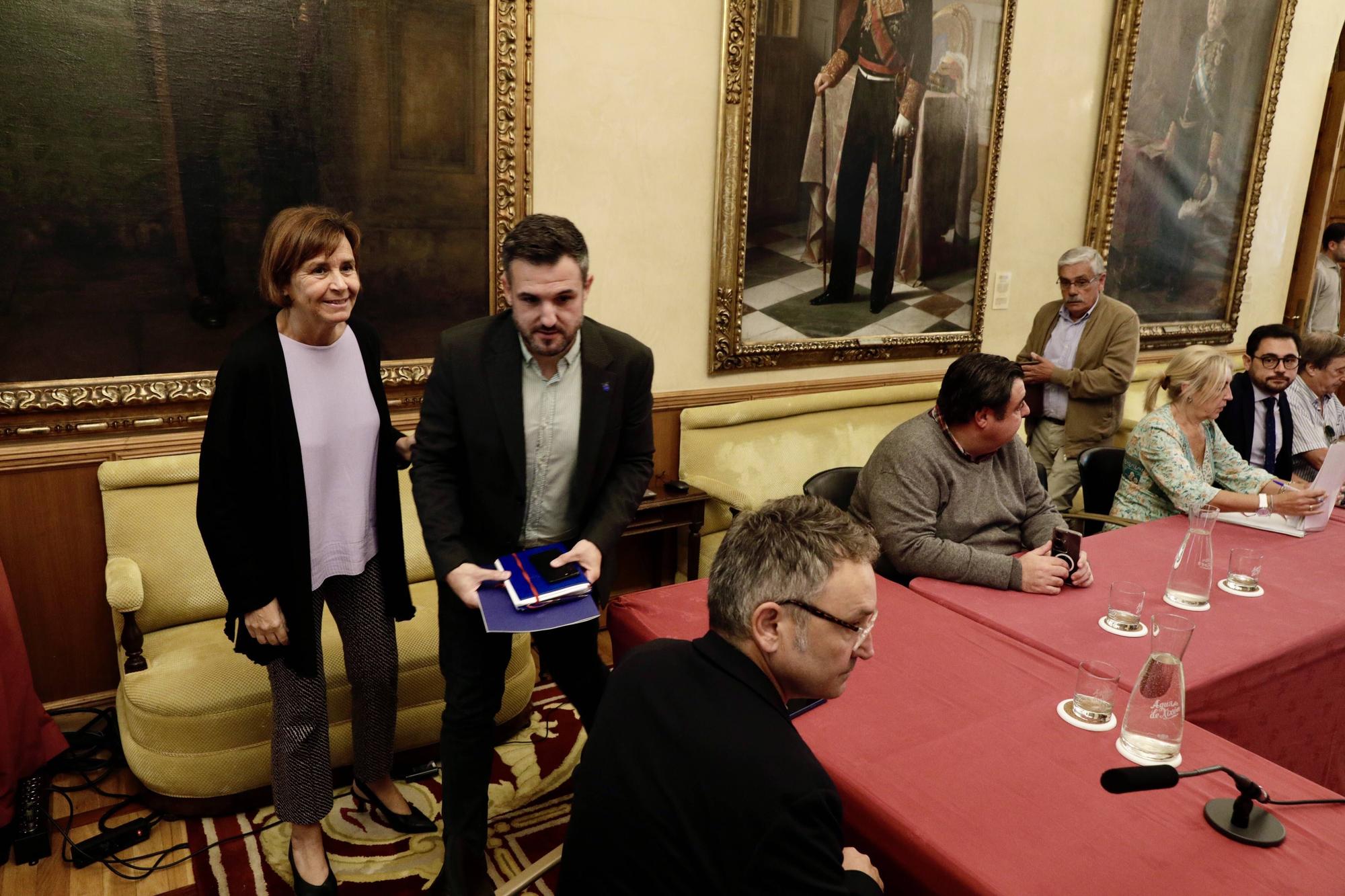 En imágenes: Reunión de la mesa de trabajo del vial de Jove